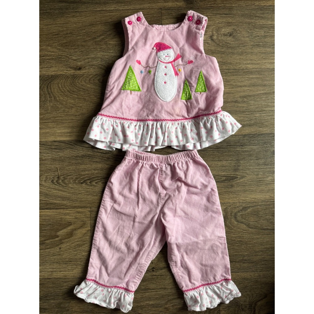 The Bailey Boys Baby Girls Snowman Set‎ Size 12 Months